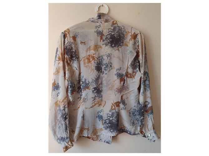 Camisa Marella de seda y acetato con estampado Multicolor - vista 3