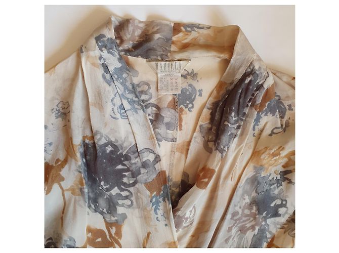 Camisa Marella de seda y acetato con estampado Multicolor - vista 4