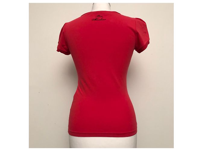 Camiseta Love Moschino Rojo Frambuesa Algodón Roja - vista 7