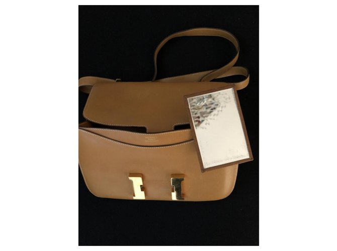 Bolsa Hermès Constance de couro - vista 4