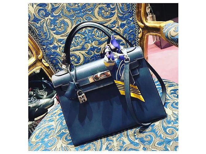 Hermès Kelly 28 Blue - view 7