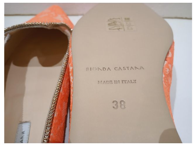 Bionda Castana ballerine Arancione - vista 4