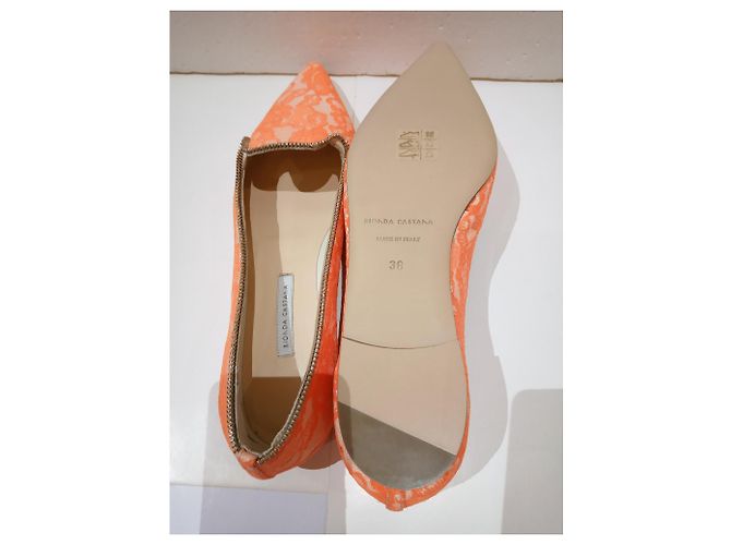 Bionda Castana ballerine Arancione - vista 7