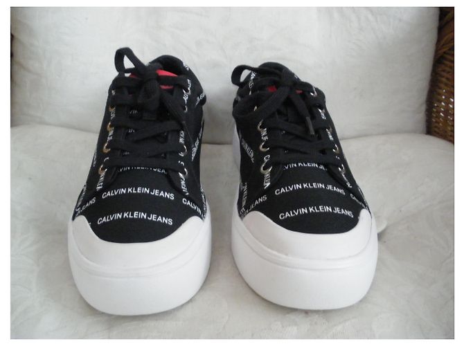 Calvin Klein Turnschuhe Mehrfarbig Stoff 40 Mehrfarben - Ansicht 4