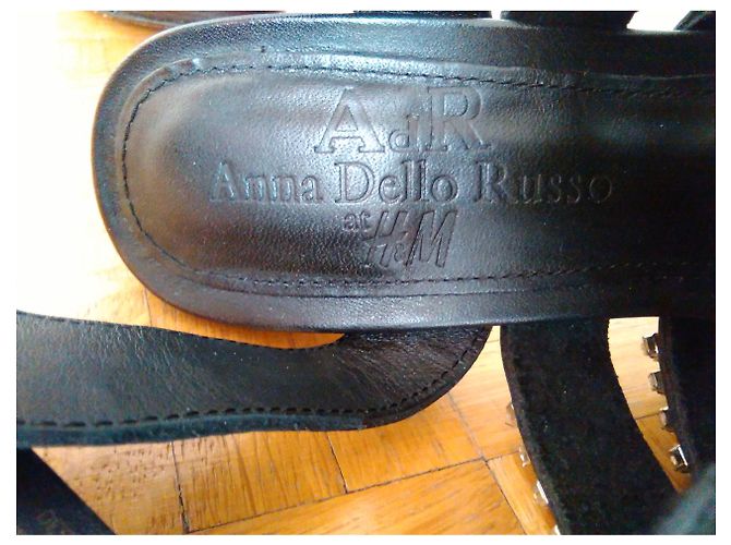 Anna Dello Russo pour H & M Sandali ANNA DELLO RUSSO per H&M con cristalli Nero - vista 6