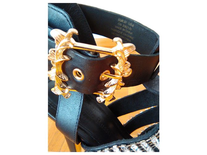 Anna Dello Russo pour H & M Sandali ANNA DELLO RUSSO per H&M con cristalli Nero - vista 8