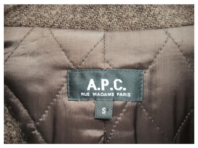 Abrigo APC en Harris Tweed talla S - vista 2