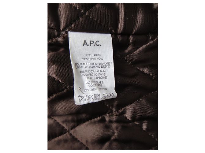 Abrigo APC en Harris Tweed talla S - vista 3