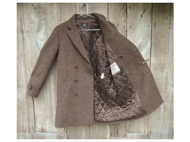 Abrigo APC en Harris Tweed talla S - vista 4