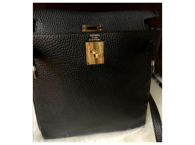 Hermès Zaino Ado Telly Hermes Kelly nero - vista 2