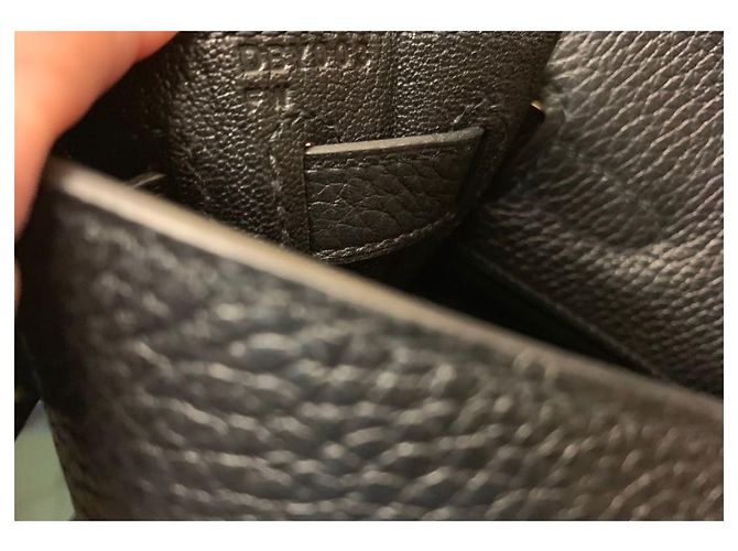 Hermès Zaino Ado Telly Hermes Kelly nero - vista 3