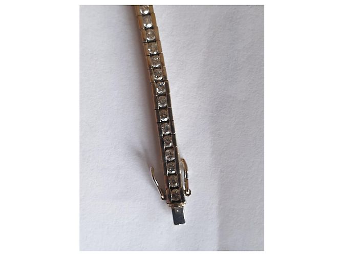 Autre Marque Bracciale tennis in oro bianco - vista 2