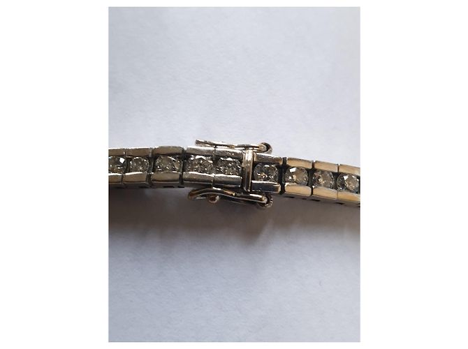 Autre Marque Bracciale tennis in oro bianco - vista 4