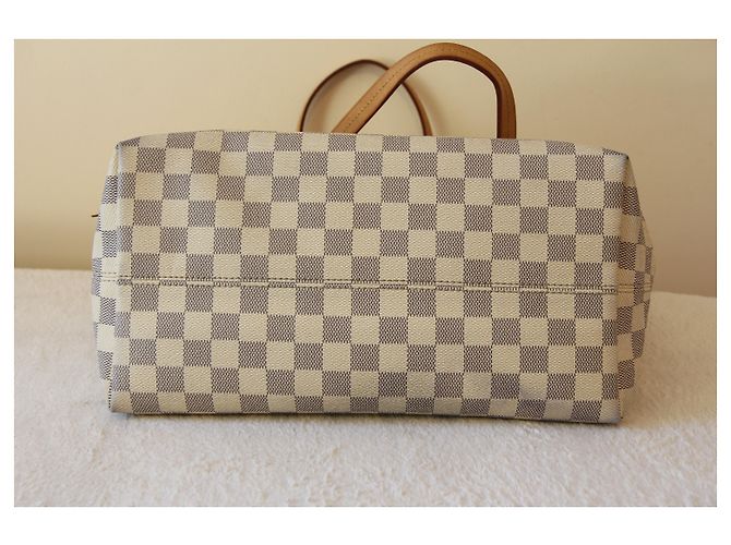 Louis Vuitton Iena MM Damier Azur Blanc - vue 10