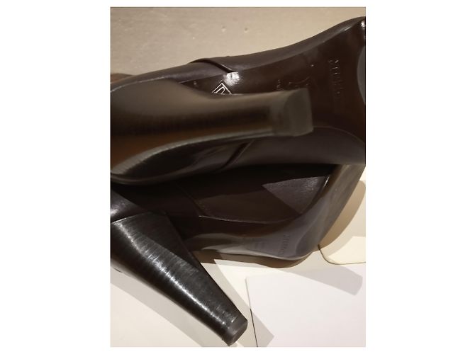 Botas Missoni de cuero marrón talla 38 Castaño - vista 12
