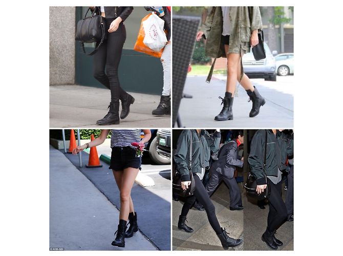 Chanel Kampfstiefel mit Box Anthrazitgrau - Ansicht 18