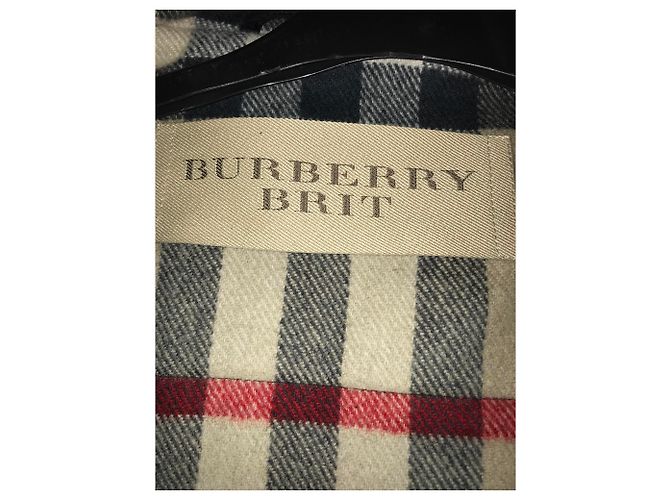 Burberry Brit Black Wool Blend Coat Boy - view 3