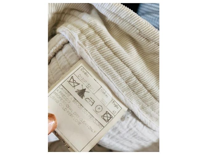Pantalones Ermanno Scervino de terciopelo de algodón gris - vista 4