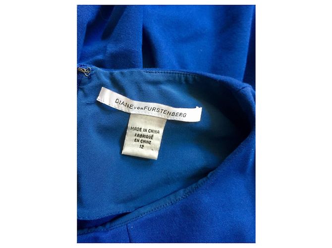 Diane Von Furstenberg Vestido Lee azul pizarra limpio - vista 5