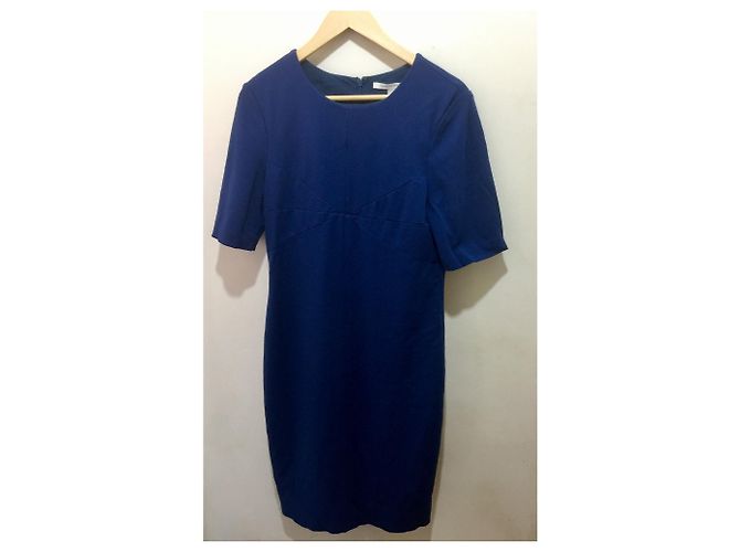 Diane Von Furstenberg Vestido Lee azul pizarra limpio - vista 6