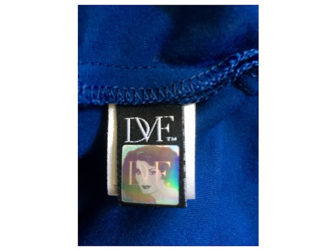 Diane Von Furstenberg Vestido Lee azul pizarra limpio - vista 8