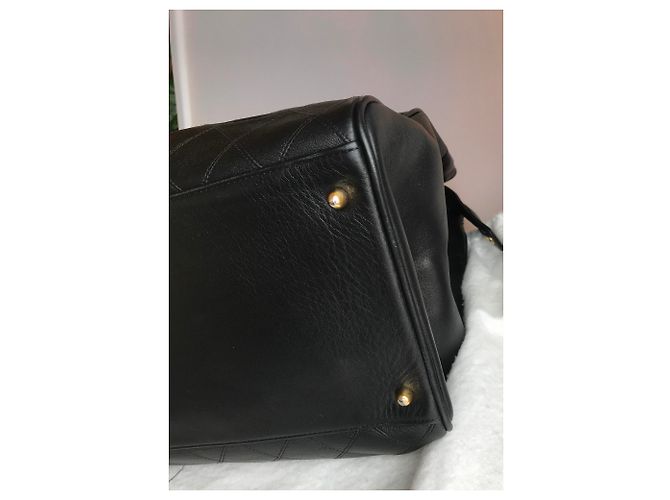 Chanel XL Reisetasche Schwarz - Ansicht 10