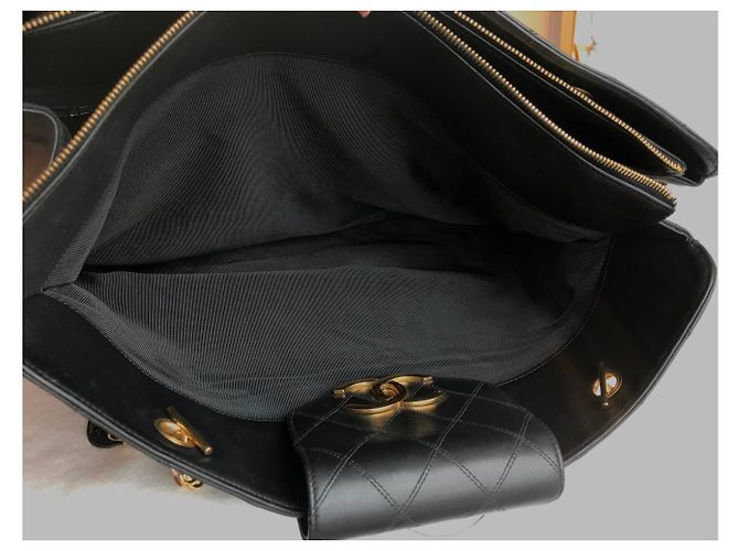 Chanel XL Reisetasche Schwarz - Ansicht 15