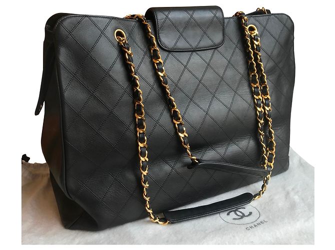 Chanel XL Reisetasche Schwarz - Ansicht 3