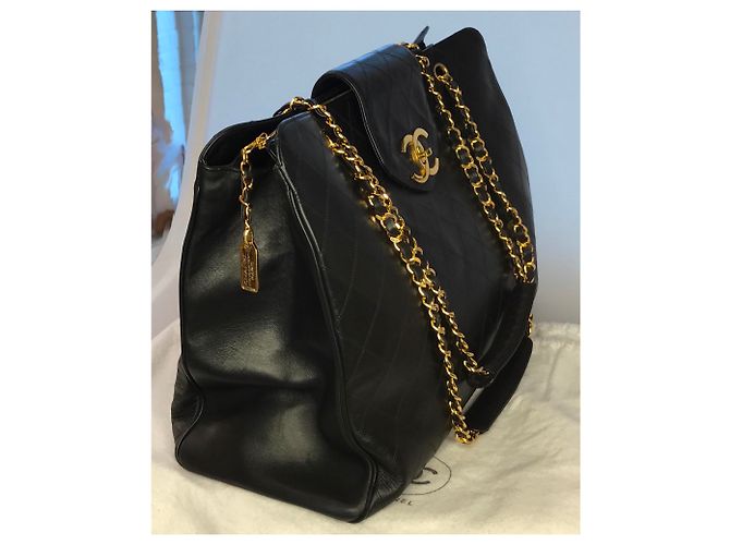 Chanel XL Reisetasche Schwarz - Ansicht 6