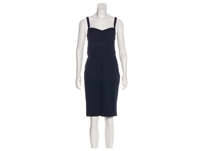 Diane Von Furstenberg Abito aderente DvF Sippery Blu scuro - vista 2