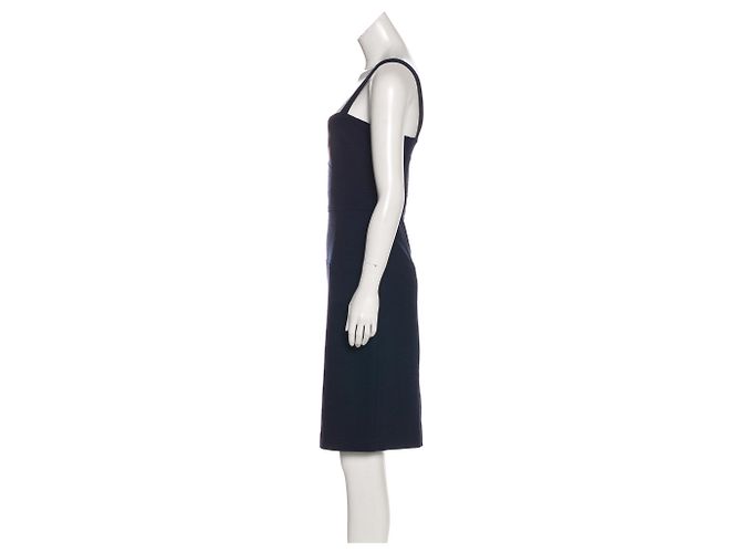 Diane Von Furstenberg Abito aderente DvF Sippery Blu scuro - vista 3