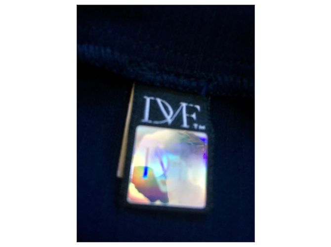 Diane Von Furstenberg Abito aderente DvF Sippery Blu scuro - vista 8