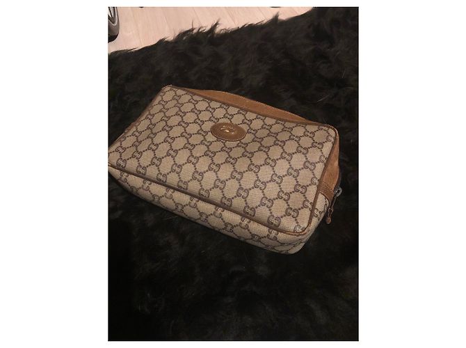 Ophidia Pochette Gucci Ophédia in pelle marrone - vista 2