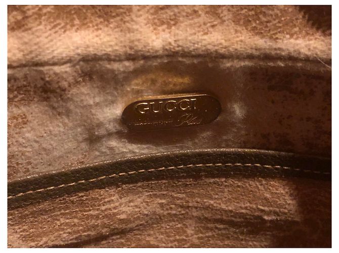 Ophidia Pochette Gucci Ophédia in pelle marrone - vista 4