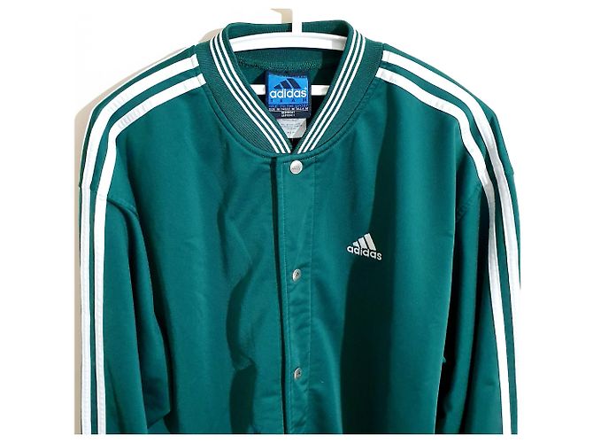 Adidas Jacke Grün und Weiß aus Polyester - Ansicht 3