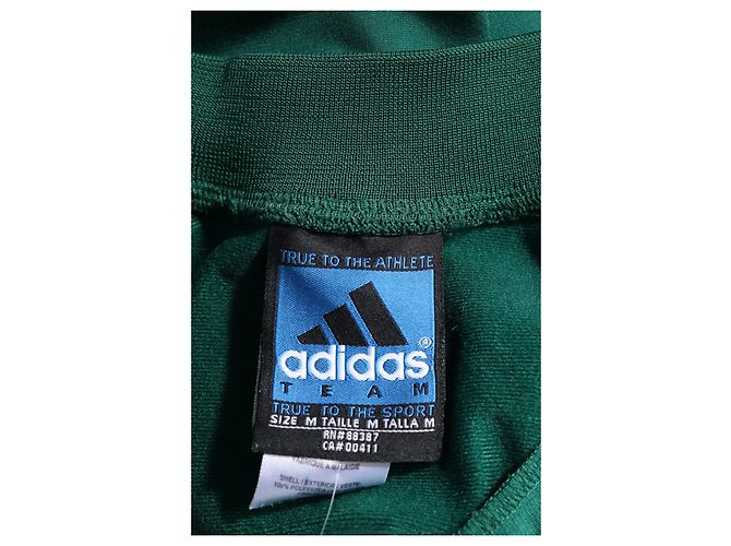 Adidas Jacke Grün und Weiß aus Polyester - Ansicht 6