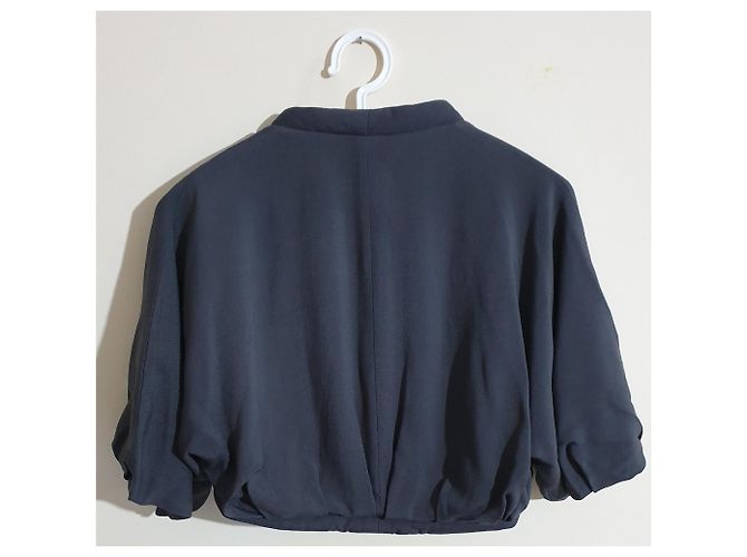 Bolero Tara Jarmon Gris Algodón Rayón - vista 3