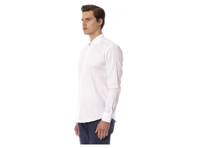 ROBERTO CAVALLI NUOVA CAMICIA SLIM FIT BIANCA DA UOMO - vista 2