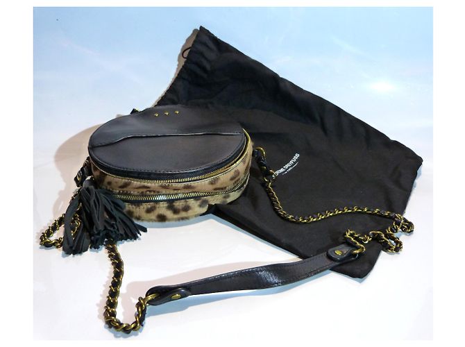 Bolso redondo JEROME DREYFUSS, Rémi, leopardo. - vista 2