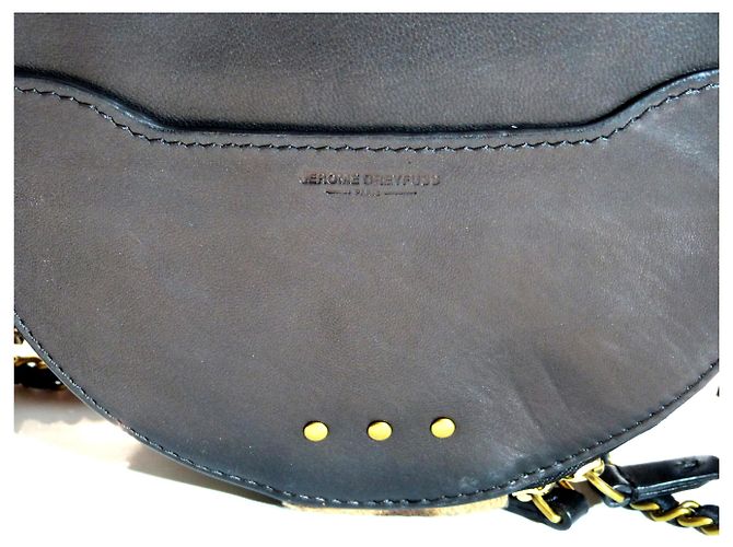 Bolso redondo JEROME DREYFUSS, Rémi, leopardo. - vista 4