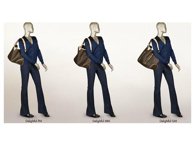 Louis Vuitton Delizioso GM Marrone - vista 10