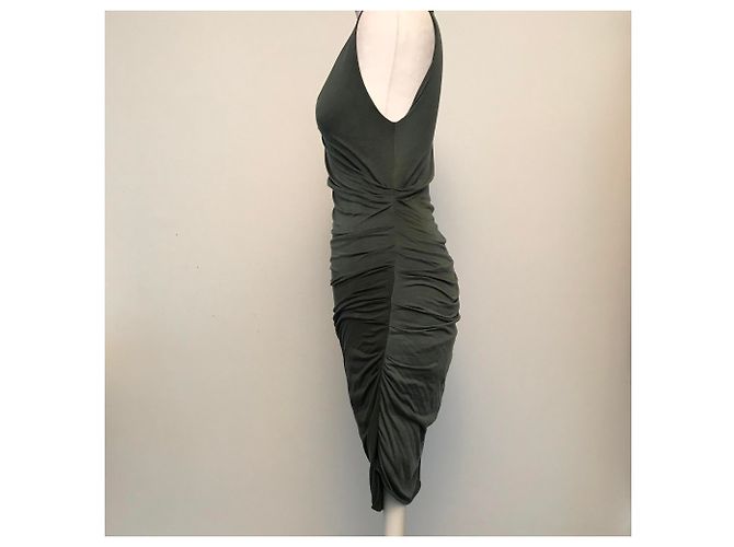 Zadig & Voltaire Deluxe Kleid Tie Dye Grün - Ansicht 3