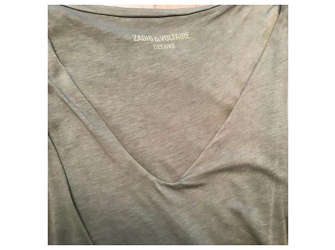 Zadig & Voltaire Deluxe Kleid Tie Dye Grün - Ansicht 5
