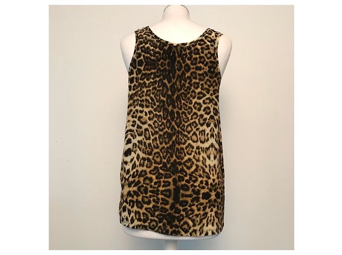 Top de seda Hôtel Particulier estampado leopardo Multicolor - vista 3