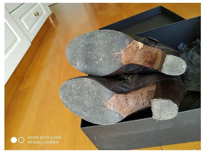 Autre Marque arena 9068 botines de tacón Marrón oscuro - vista 6