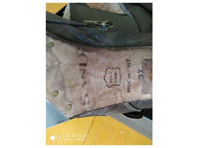 Autre Marque arena 9068 botines de tacón Marrón oscuro - vista 7