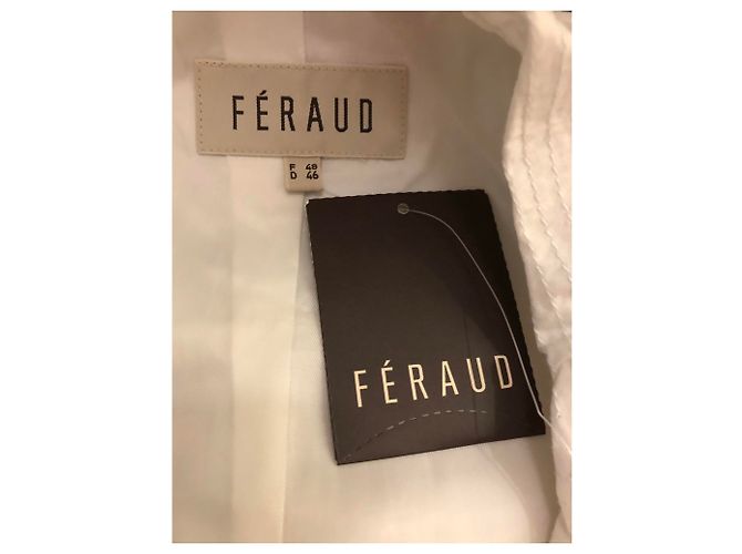 Louis Féraud Sahara Jacke Weiß Baumwolle - Ansicht 2