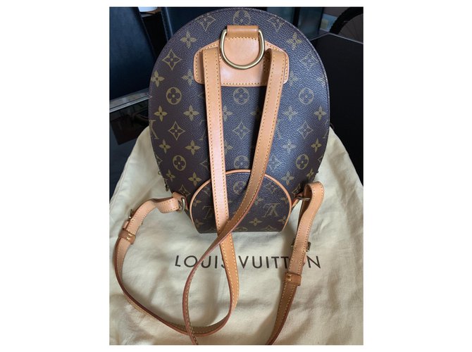 Ellipse Louis Vuitton Zaino ellisse Marrone - vista 4