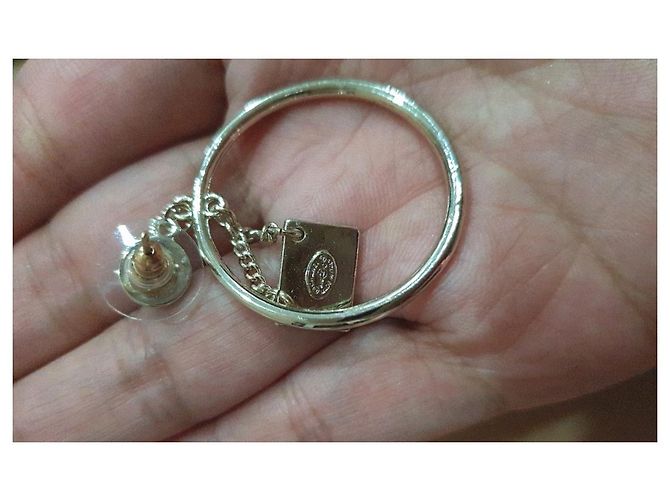 Chanel Handtasche Ohrringe Golden - Ansicht 4
