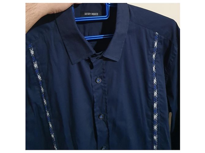 Autre Marque Camicia Antony Morato in cotone blu navy - vista 2